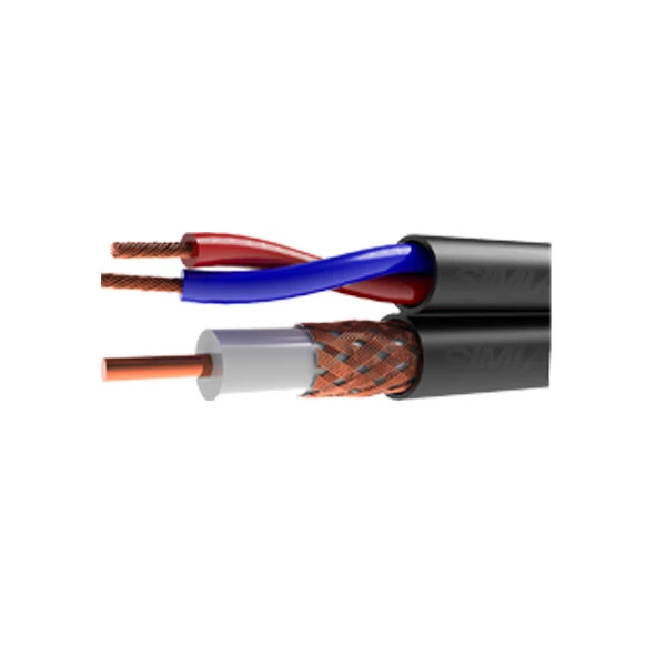 کابل RG59 ترکیبی مدل RG 0.8-96 طول 305 متر